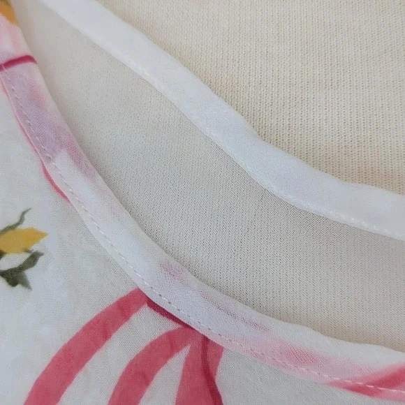 Gold Label Vintage Victoria's Secret‎ Romantic Date Night Sexy Girly Top Medium - Picture 13 of 15